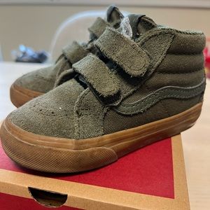 Toddler Vans Sk8 mid reissue size 7 grape leaf